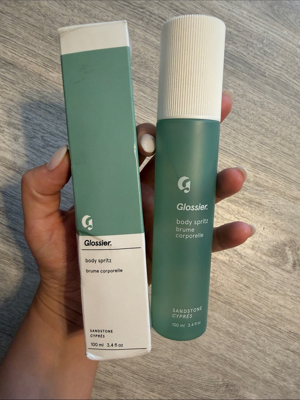 Glossier Sandstone Cypress Body Spritz - sandstone cypress $35